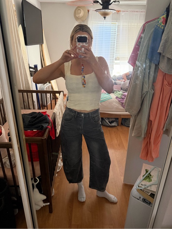 Amazon Denim - BLACK BARREL JEANS